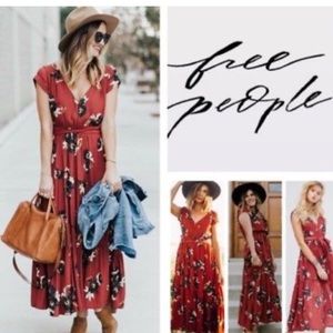 Free People Floral Maxi Dress
